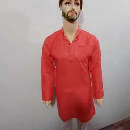 cosmos international Men Cotton Silk Kurta Pyjama Set image 4