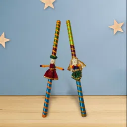 sanwariya collection NH-dandiya-inbuildPuppet Dandia Sticks image 2