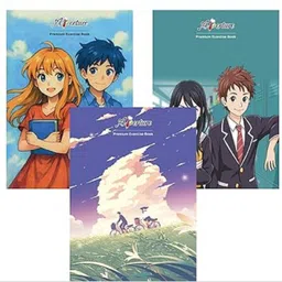 aperture Casual Kids School Design Regular Notebook Longbook Regular Notebook Single Line, Durable Cover 192 Pages-picture-24