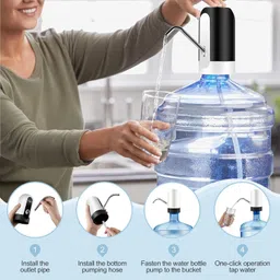 kanvika Automatic Water Dispenser Pump with Rechargeable Battery/ 20L Bottom Loading Water Dispenser image 3