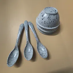 Nimisha Goodluck Bowl, Spoon Serving Set image 3