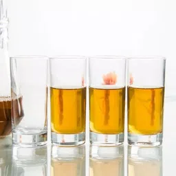 mdnsho Round Jug 1.3liter, Round Jug Glass Set 250ml, Premium Royal Design Lemon Set g Jug Glass Set image 4