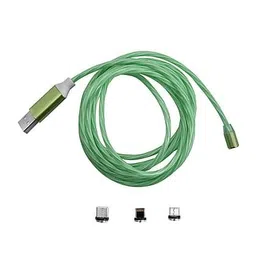 5SUPREME Power Sharing Cable 1 m Data Cable led magnetic Light Fast Charging Colorful zxc23 image 5
