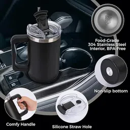 soham 1200 ml Steel Bottle image 4