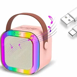 chg 2025 New Karaoke Machine for Kids with 2 Two Wireless Mics 4-12 Years Toys bluetooth microphone for , kids, adult , type c charging-picture-10