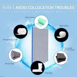 despacito 8D Aquarium Filter Media Upgraded 8-Layer Filter Pads for Aquarium (40 * 50 cm) Sponge Aquarium Filter image 3