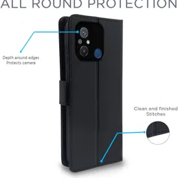 ridhaniyaa Flip Cover for Redmi 12C, Redmi 11A, Poco C55 image 2