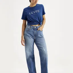 levi's Women Loose Fit Mid Rise Blue Jeans-picture-18
