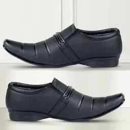 aadi Synthetic Leather |Lightweight|Comfort|Summer|Trendy|Walking|Outdoor|Daily Use Slip On For Men image 2