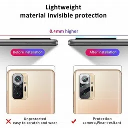 NIRUDRINT Back Camera Lens Glass Protector for Oneplus 13R 5G With 9H Hardness, Air Bubble Free, Ultra HD, Anti-Shock image 4