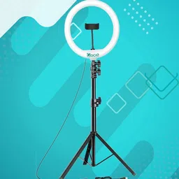 JAMMY ZONES Tripod stand- 7 ft & ring light for makeup, video and recording Tripod, Tripod Kit-picture-31