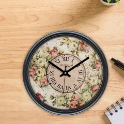 random Classic & Modern Multicolour Plastic Wall Clock image 1