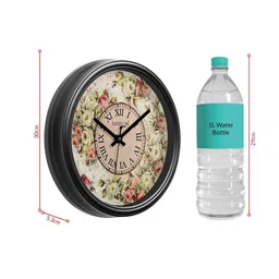 random Classic & Modern Multicolour Plastic Wall Clock image 4