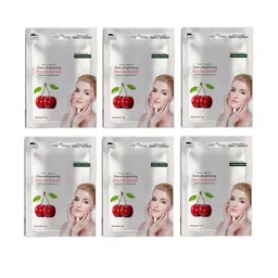 MONDSUB Set Of 6 Cherry Fruit Face Sheet Mask - 25 gm image 5