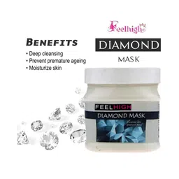 FEELHIGH Face & Body Papaya Scrub & Diamond Mask 500ml each image 3