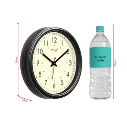 random Classic & Modern Multicolour Plastic Wall Clock image 4