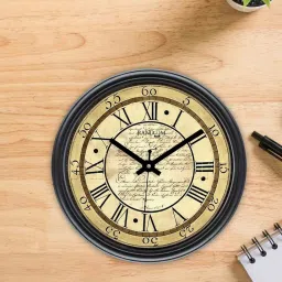random Classic & Modern Multicolour Plastic Wall Clock image 1