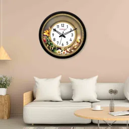 random Classic & Modern Multicolour Plastic Wall Clock image 2