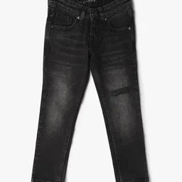 pepe jeans Boys Mid-Wash Slim Fit Jeans image 1