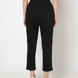 fig Women Paperbag-Waist Flat-Front Relaxed Fit Pants image 3