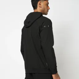 performax Men Regular Fit Hooded Outdoor Jacket with Zipper Detailing image 3