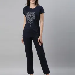 enamor Essentials E014 Slim Fit Pyjamas with Insert Pockets image 4