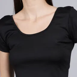 Shein Activewear Short Sleeves Fitted Crop Top image 5