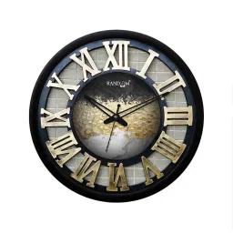 random Classic & Modern Multicolour Plastic Wall Clock image 5