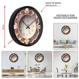 random Classic & Modern Multicolour Plastic Wall Clock image 3