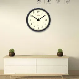 random Classic & Modern Multicolour Plastic Wall Clock image 2