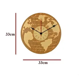 dekorstation Amen Engineered Wood Natural Wall Clock image 2