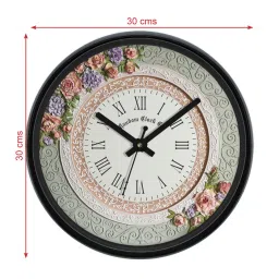 random Classic & Modern Multicolour Plastic Wall Clock image 4