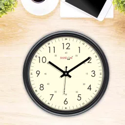 random Classic & Modern Multicolour Plastic Wall Clock image 1
