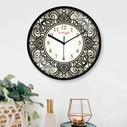 random Classic & Modern Multicolour Plastic Wall Clock image 1