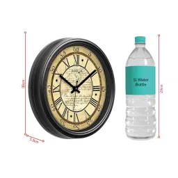 random Classic & Modern Multicolour Plastic Wall Clock image 4