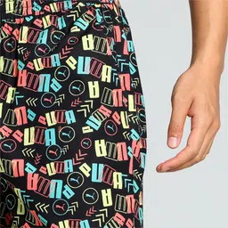 puma Men's Printed Woven Boxers with Side Pocket-Pack of 1 image 3