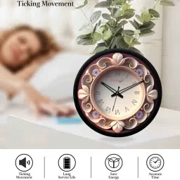 random Classic & Modern Multicolour Plastic Wall Clock image 4