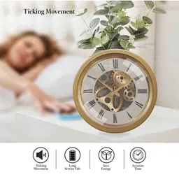 random Classic & Modern Multicolour Plastic Wall Clock image 4