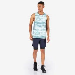 domyos Men's Fitness Breathable Crew Neck Tank Top-picture-38