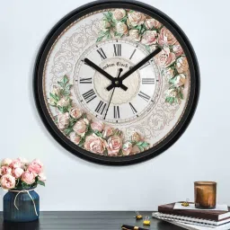 random Classic & Modern Multicolour Plastic Wall Clock image 1