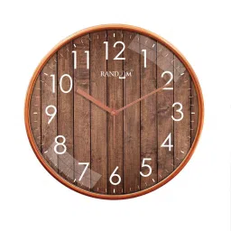 random Classic & Modern Multicolour Plastic Wall Clock image 2