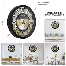 random Classic & Modern Multicolour Plastic Wall Clock image 3