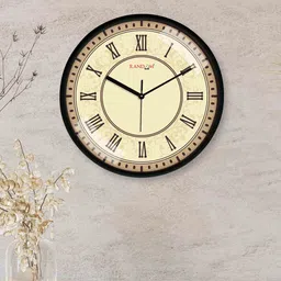 random Classic & Modern Multicolour Plastic Wall Clock image 1