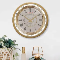 random Classic & Modern Multicolour Plastic Wall Clock image 1