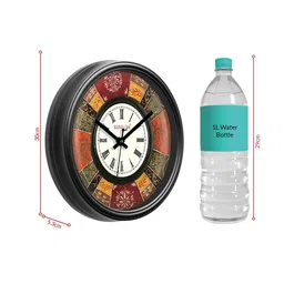 random Classic & Modern Multicolour Plastic Wall Clock image 4