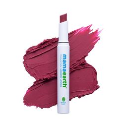 Mamaearth Moisture Matte Longstay Lipstick with Avocado Oil & Vit. E - Candyfloss Pink 03-picture-47