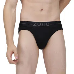 zoiro Men's Modal Soft Solid Brief image 1
