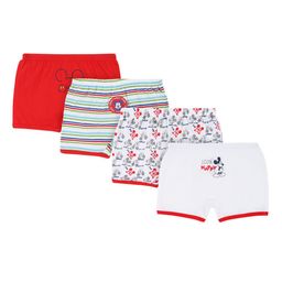 Bodycare Kids Boys Pack Of 4 Assorted Mickey Mouse Printed Trunks-picture-1