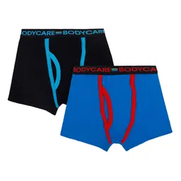 Bodycare Kids Boys Pack of 2 Black & Blue Solid  Trunks-picture-19