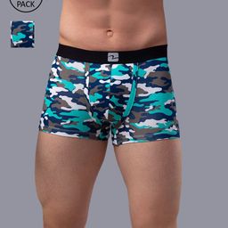 Underjeans by Spykar Men Pack of 2 Cotton Blend Trunk UJNPTC024CAMO 2-picture-43